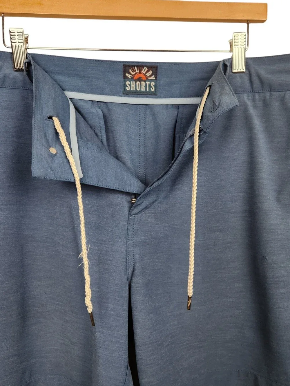 Faherty All Day Shorts Blue Midnight Golf MSC0013 Quick Drying Mens Size 35